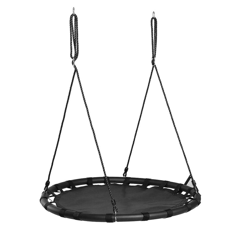 PLAYFREE 100cm Saucer Swing for Kids with Rope