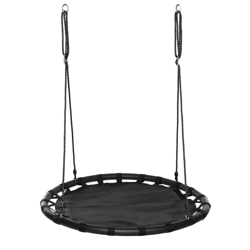 PLAYFREE 100cm Saucer Swing for Kids with Rope