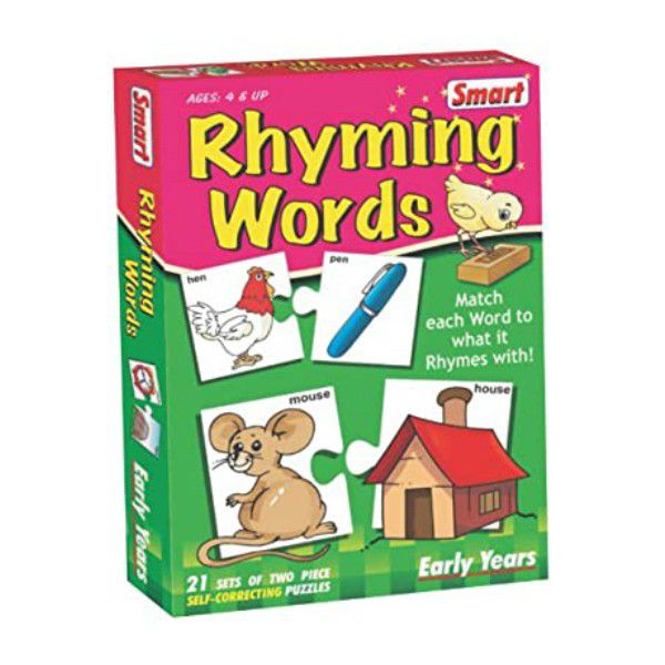 Smart Rhyming Words (Match Rhyming Words and Pictures Puzzles) (7784677834907)