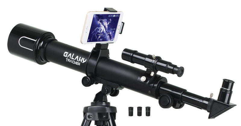 Galaxy Tracker 125 Power 50mm Astronomical Smart Telescope (Black)