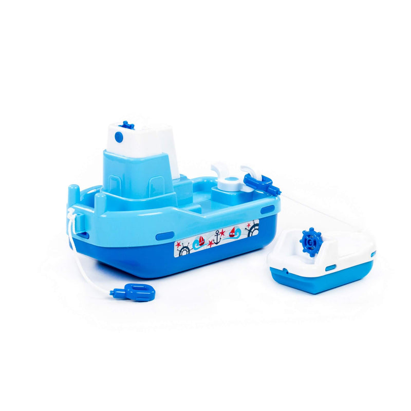 Polesie Tugboat With Dingey For Water And Bath Play