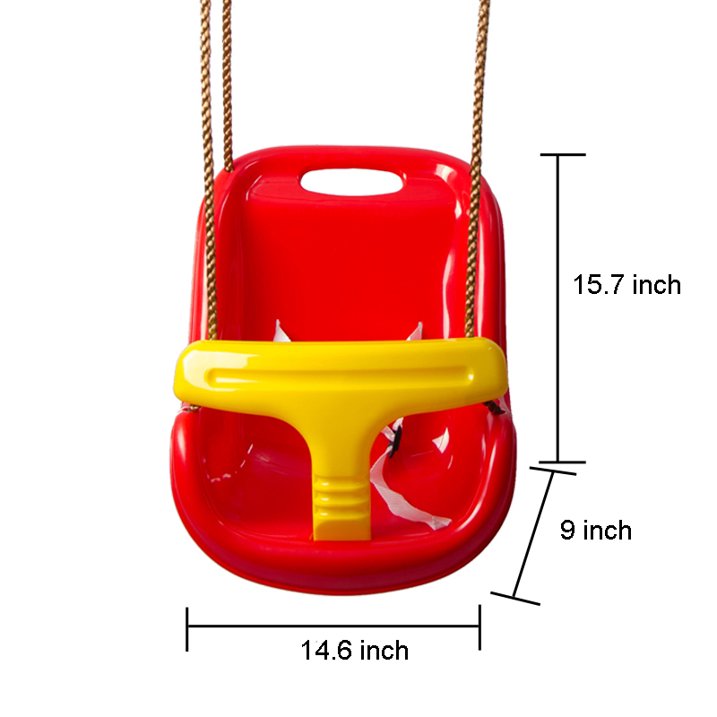 PLAYFREE Toddler Tree Swing Seat With Rope