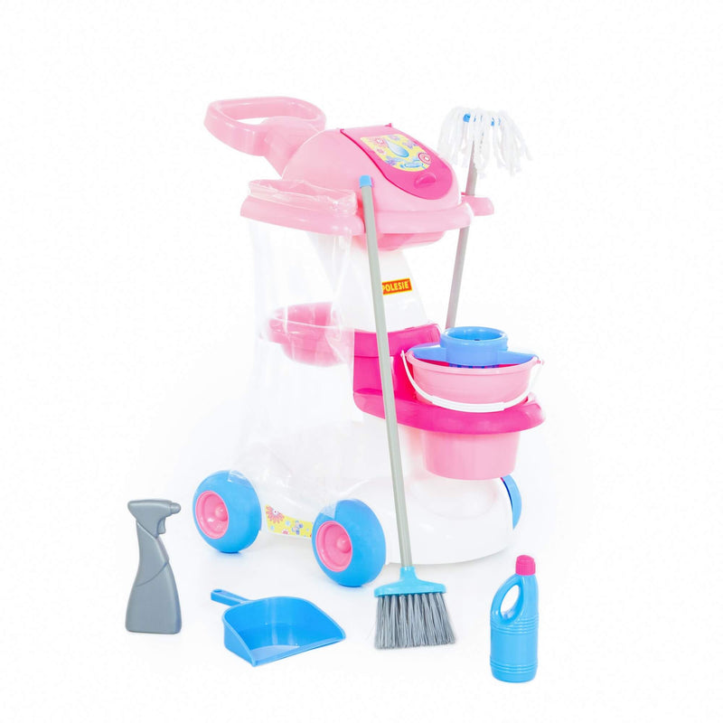 Polesie Deluxe Cleaning Trolley Playset (7700075053211)