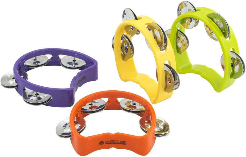 Plastic Tambourine Set - 4 Piece