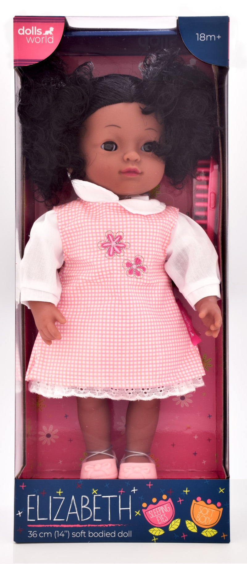 Dollsworld Elizabeth African Doll with accessories