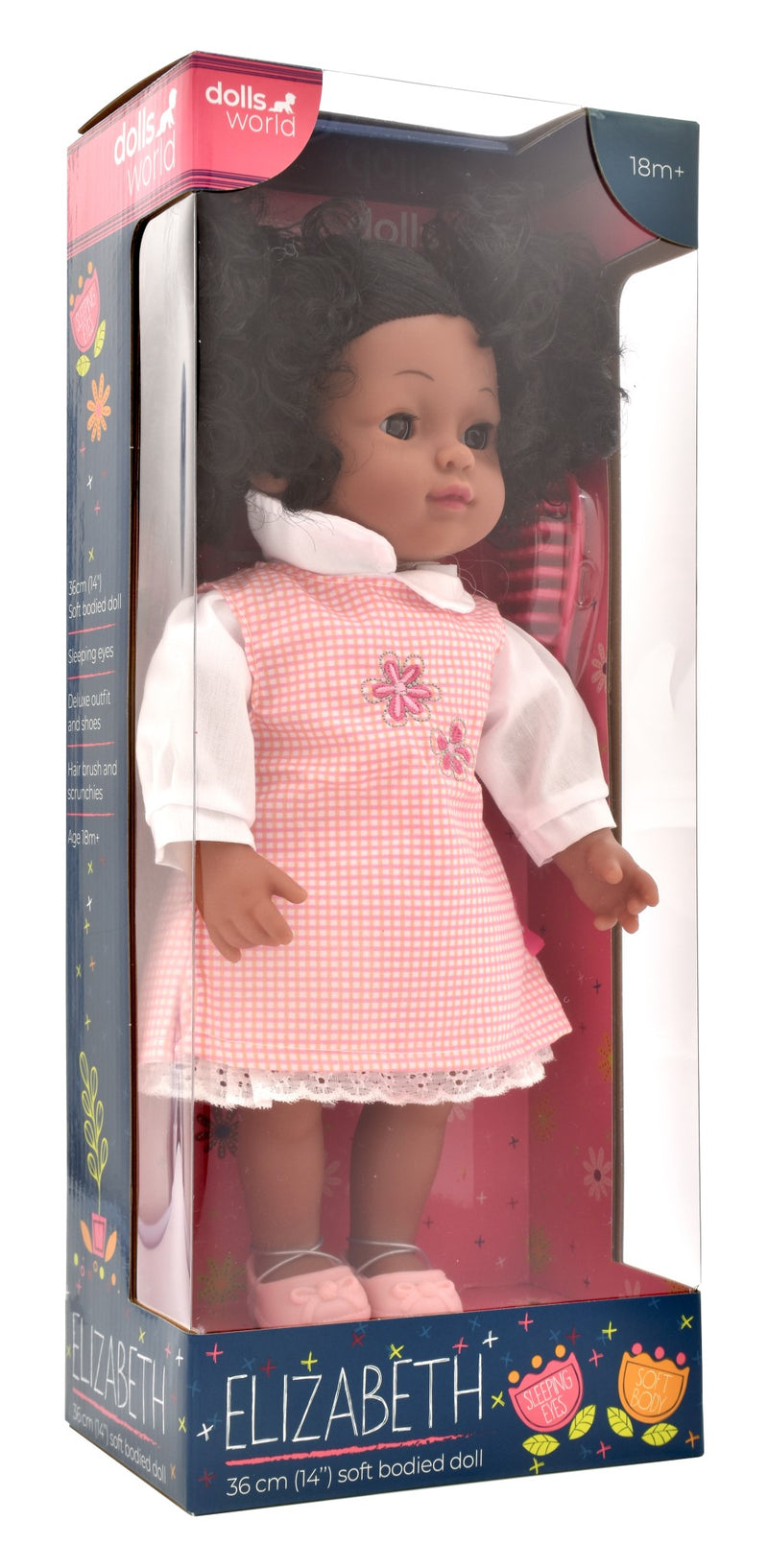 Dollsworld Elizabeth African Doll with accessories