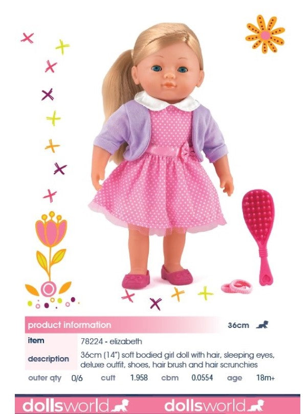 Dollsworld Elizabeth Doll with accessories