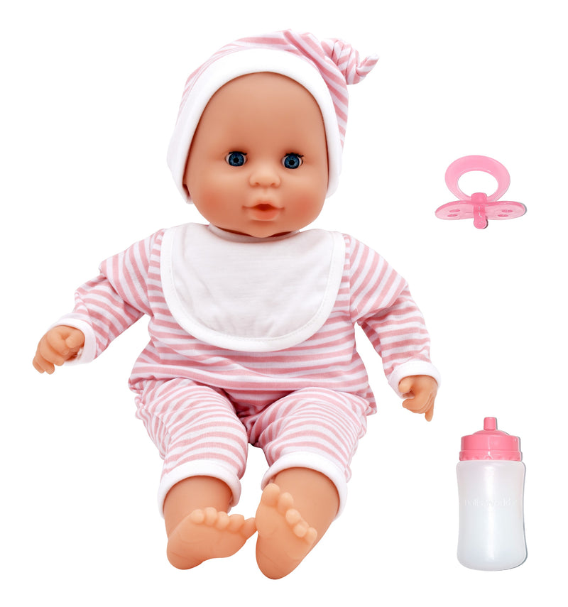 Dollsworld Newborn Baby Joy Pink Doll (Sleeping Eyes) 38cm (15 inch)