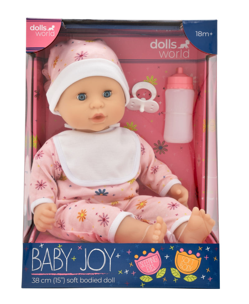 Dollsworld Baby Joy Doll 38cm (15 inch) with Accessories