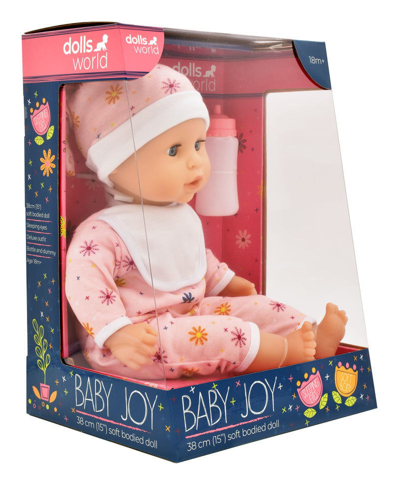 Dollsworld Baby Joy Doll 38cm (15 inch) with Accessories