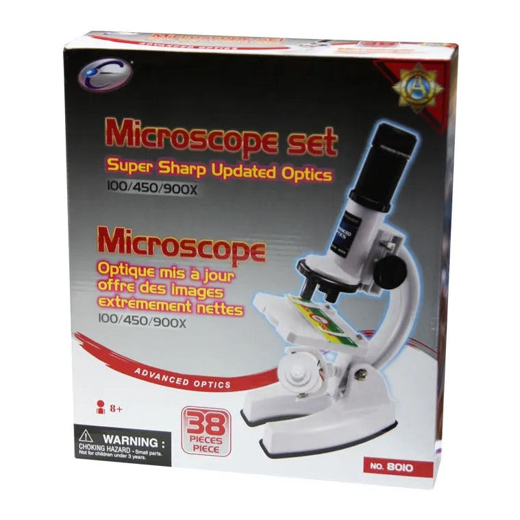 Super Sharp Updated Optics Microscope Set 100/450/900X