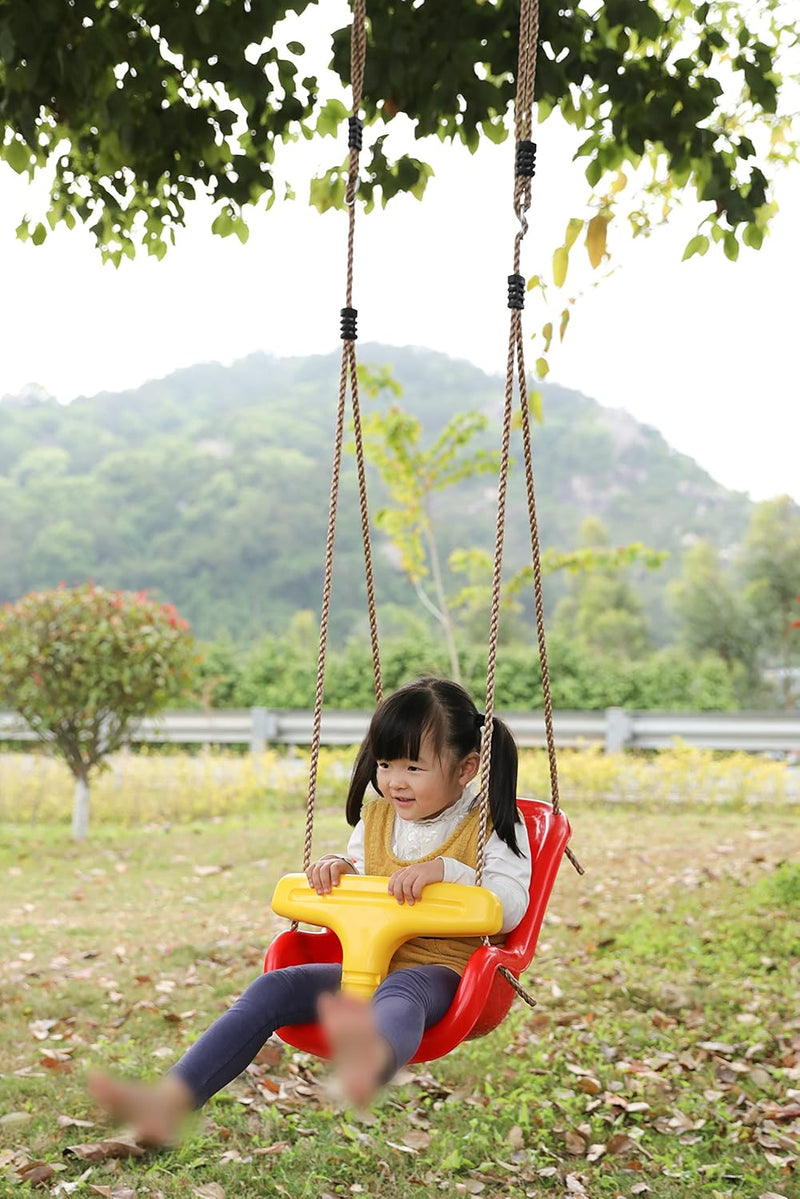 PLAYFREE Toddler Tree Swing Seat With Rope