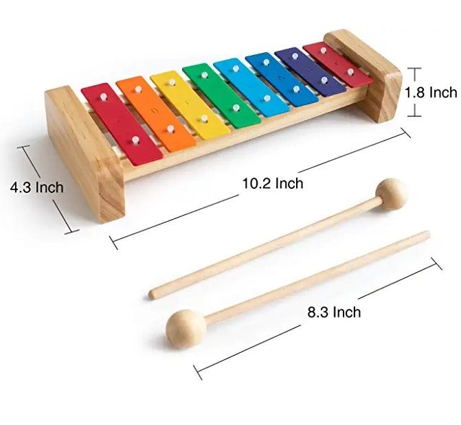 8 Tone Xylophone Music Instrument - Each