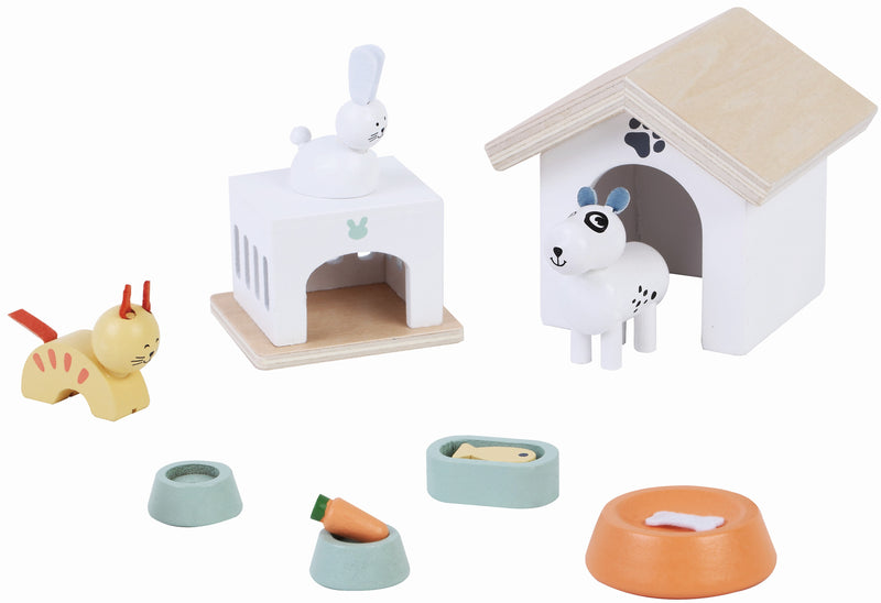 Zookabee Doll House Family Pets Set 12pc