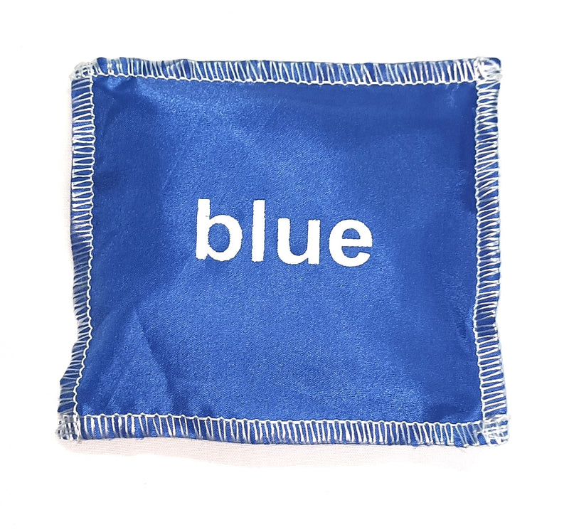 Colour Bean Bags set of  4 - Single sided printi of colopour name.