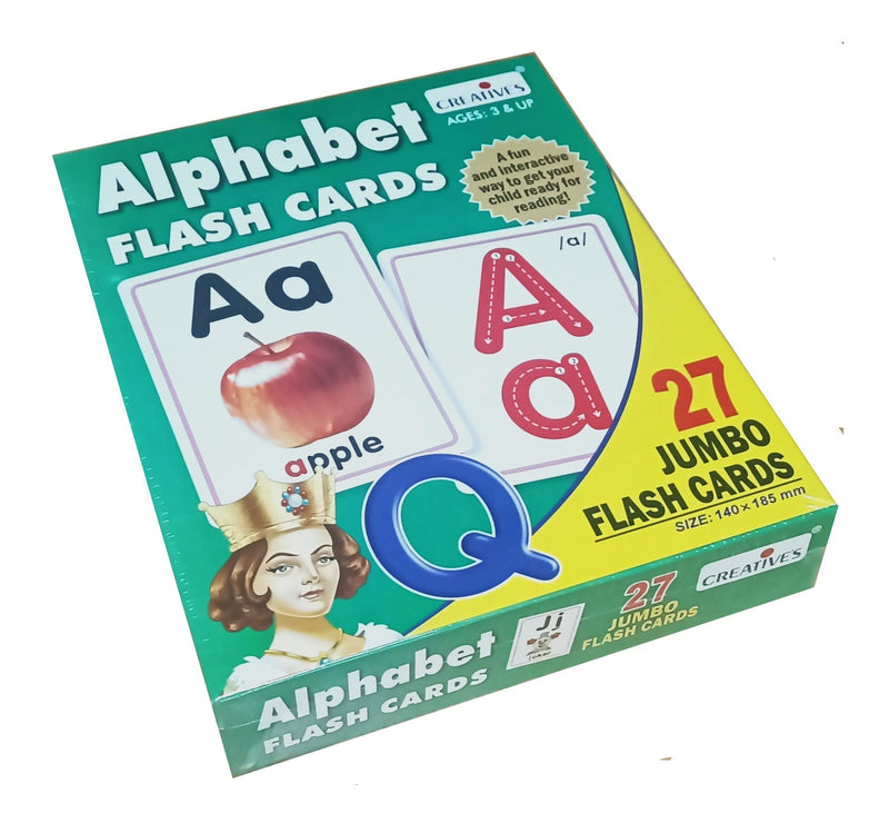 Creatives Discover Alphabet Jumbo Flash Cards - 27 Cards