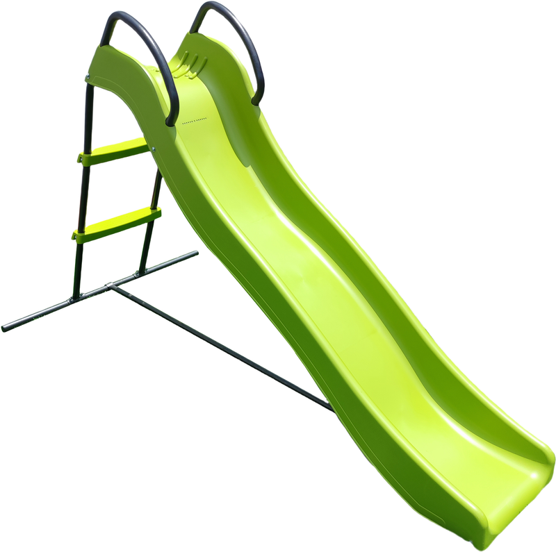 PLAYFREE Kids 6ft 1.8m Wavy Slide With Water Hose