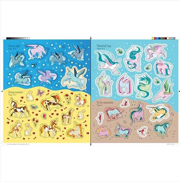 Usborne Book and Jigsaw - Unicorns 100 pc Puzzle