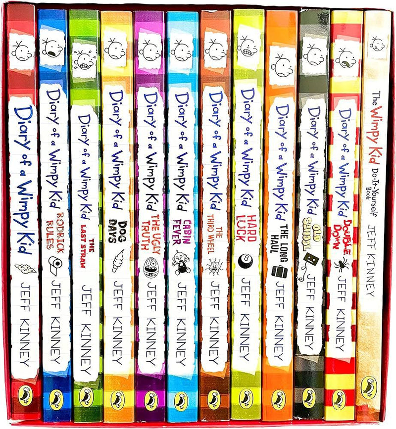 Diary Of A Wimpy Kid 12 Book Collection Box Set