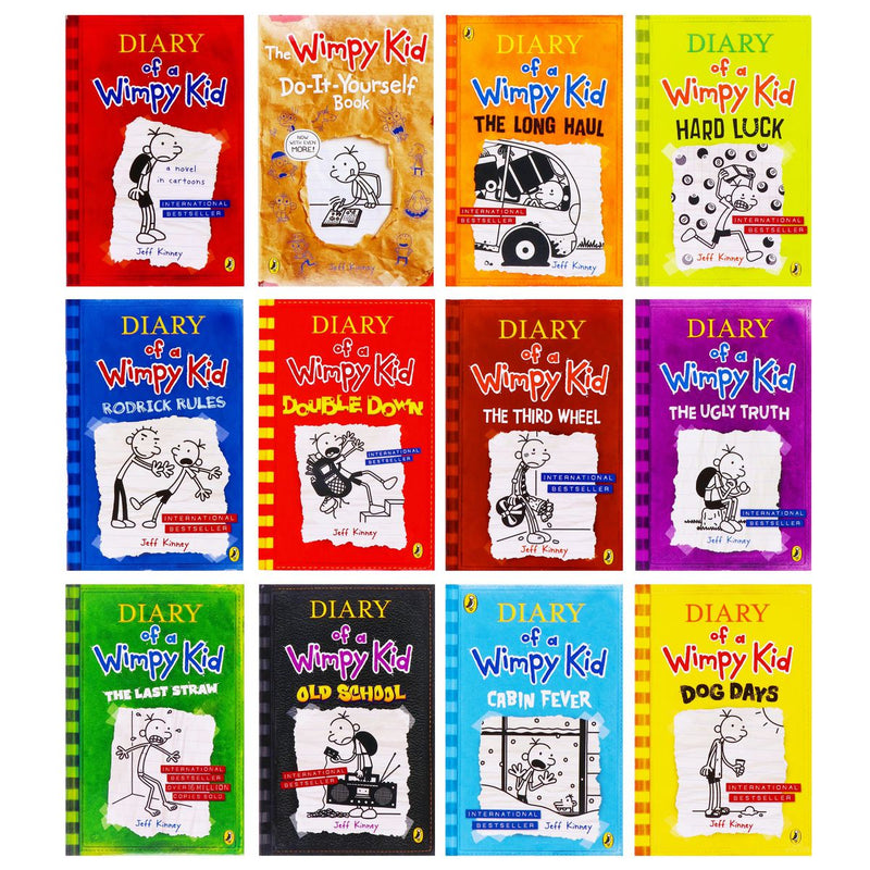 Diary Of A Wimpy Kid 12 Book Collection Box Set