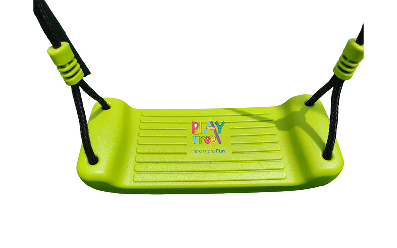 PLAYFREE Steel Swing Set with Lawn Swing and Swing Seat