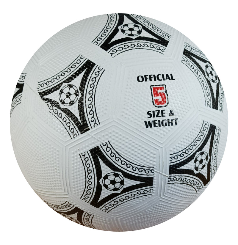 Soccer Ball Rubber Textured Grip - Size 5 (7596079284379)