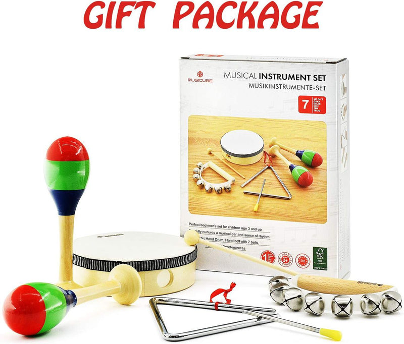 Musical Instrument Gift Set for Kids 7 Pieces (7482905100443)