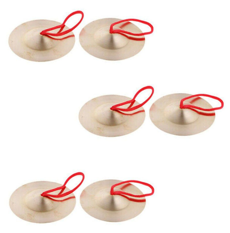 Hand Cymbals 9cm Diameter Percussion Musical Instrument Set - 3 Pairs (7372733776027)