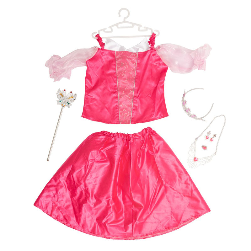 Pink Princess Costume With Crown, Jewellery & Wand (7335192068251)