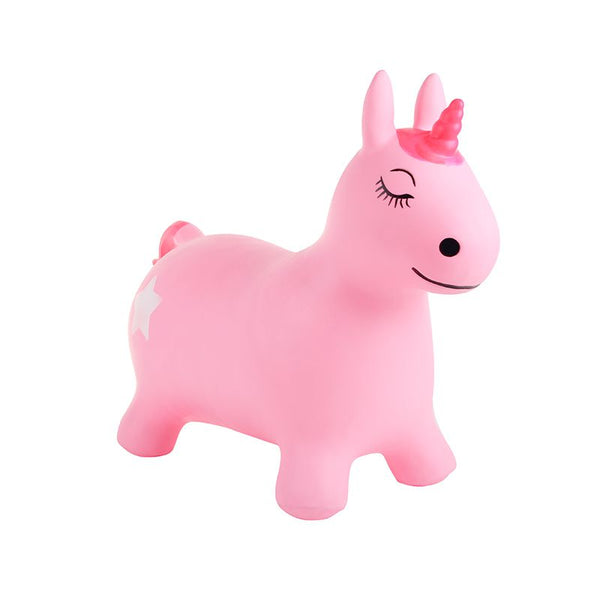 Ride On Hopper Animal Pink White Unicorn