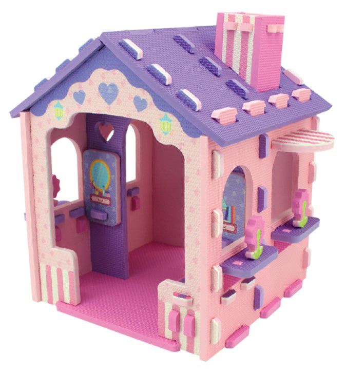 SUNTA Pink DIY EVA Foam Dollhouse (7364891017371)