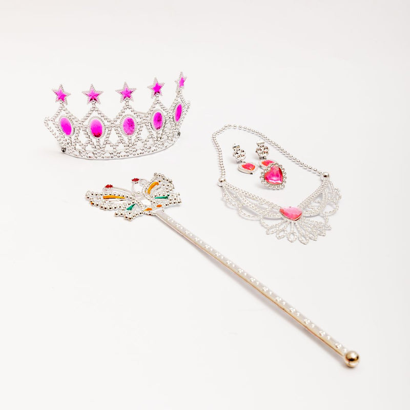 Pink Princess Costume With Crown, Jewellery & Wand (7335192068251)